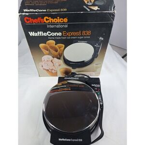 Chefs ChoiceWaffleCone Express 838 Black Ice Cream Cone Maker missing cone form